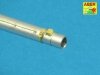 Aber 35L-187 Armament for Russian Main Battle Tank T-14 ARMATA barrel for 125 mm 2A82-1M cannon & barrel for 12,7 mm 1/35